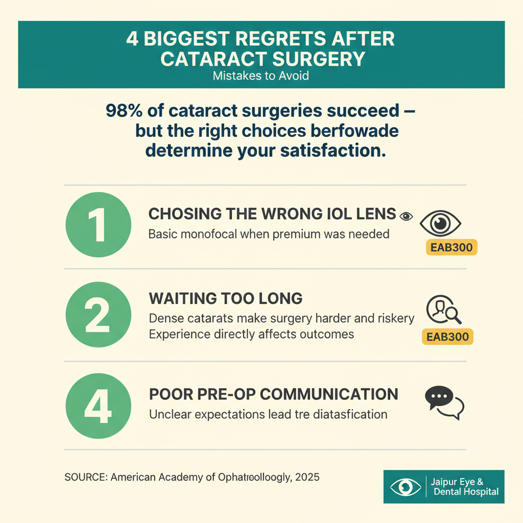 4 Biggest Regrets After Cataract Surgery — Mistakes to Avoid